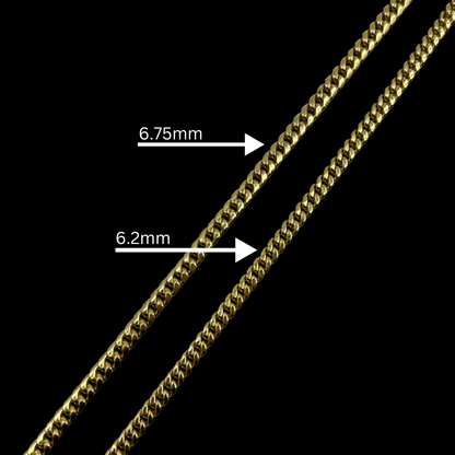 Cuban Link 6.2mm - 6.75mm 10K