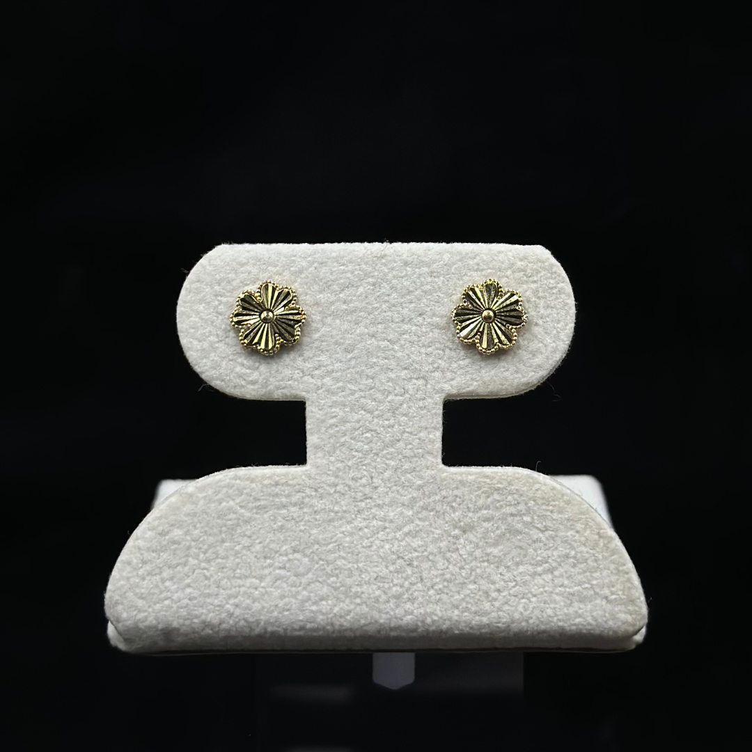 Clover Earrings 10k