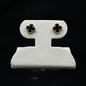Clover Earrings Onyx 10k