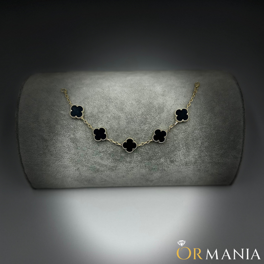 Clover Bracelet 7.5'' 14.5mm 10k