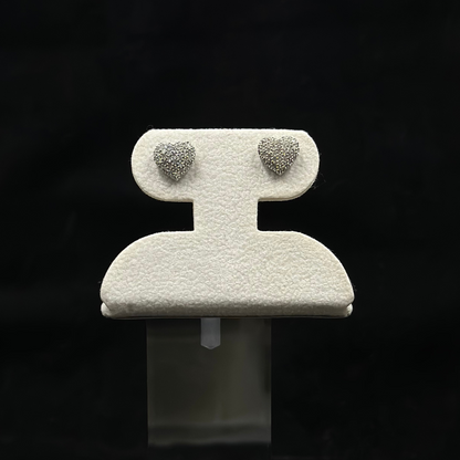 Heart Earrings 10K With Diamonds