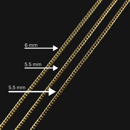 Cuban Link 5.5mm - 6 mm 10K