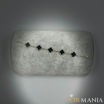 Clover Bracelet 7.5'' 14.5mm 10k