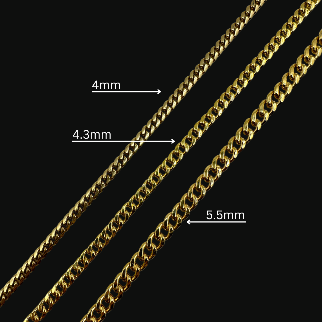 Cuban Link Bracelets 4 - 5.5mm 10K & 14K