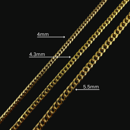 Cuban Link Bracelets 4 - 5.5mm 10K & 14K