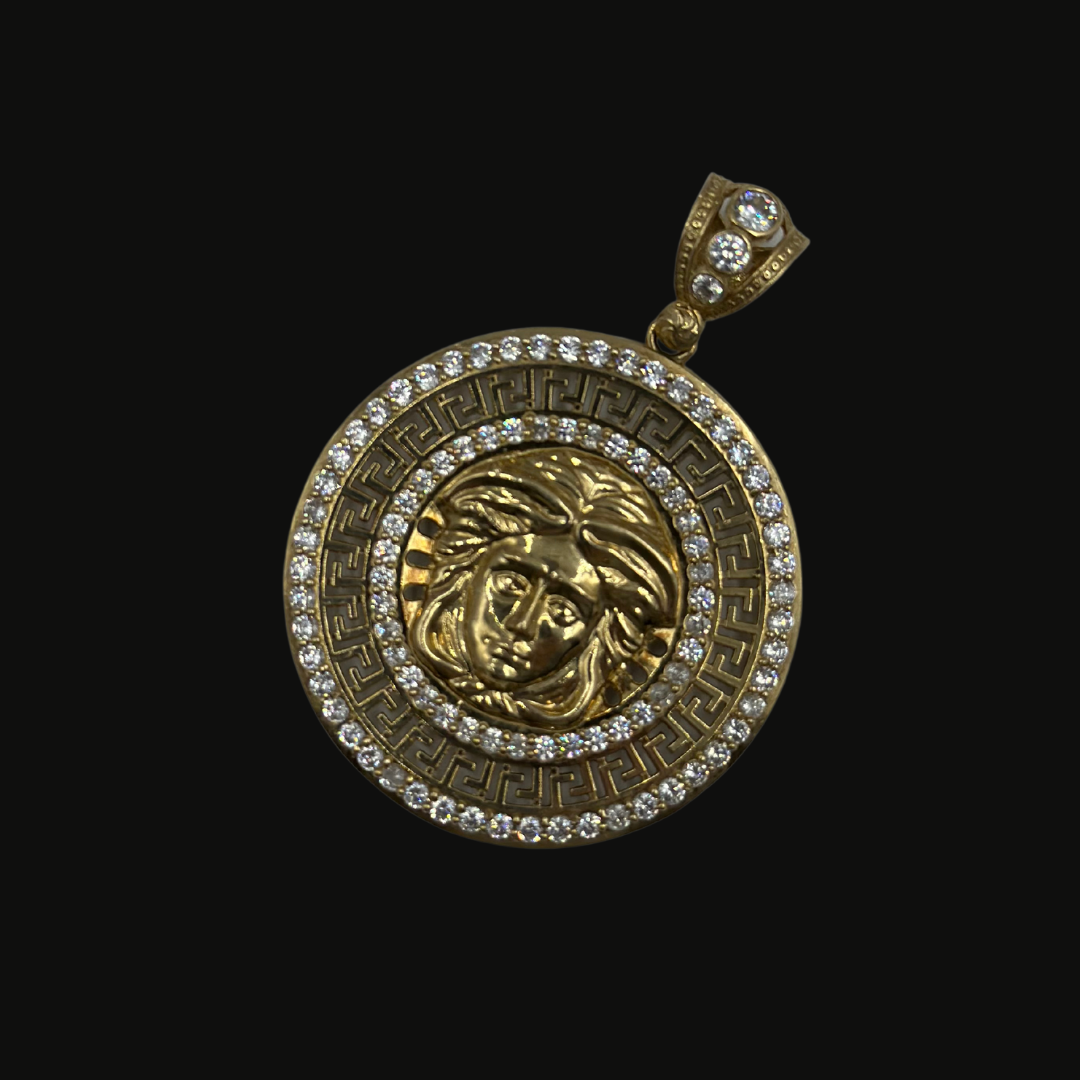 Medusa Pendant 10K Zircon