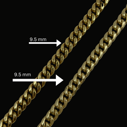 Cuban Link Bracelets 9.5mm 10K